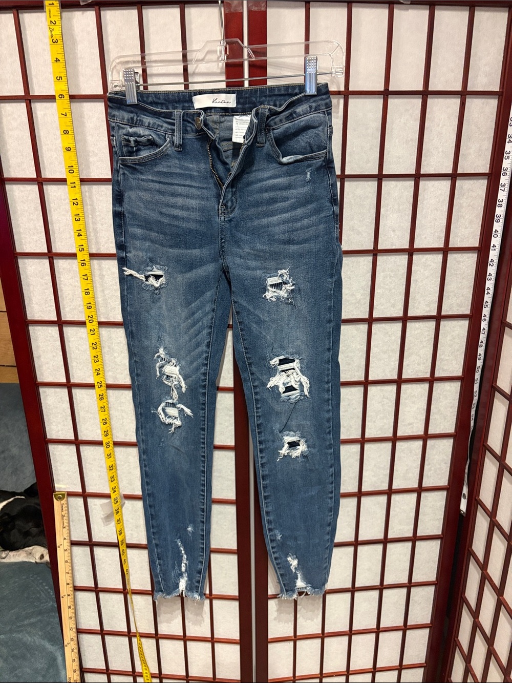KanCan Ripped Medium Wash Skinny Jeans